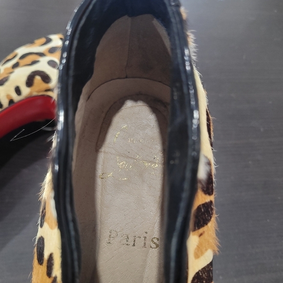 Louboutin Leopard Print Platform Heels - Picture 9 of 10